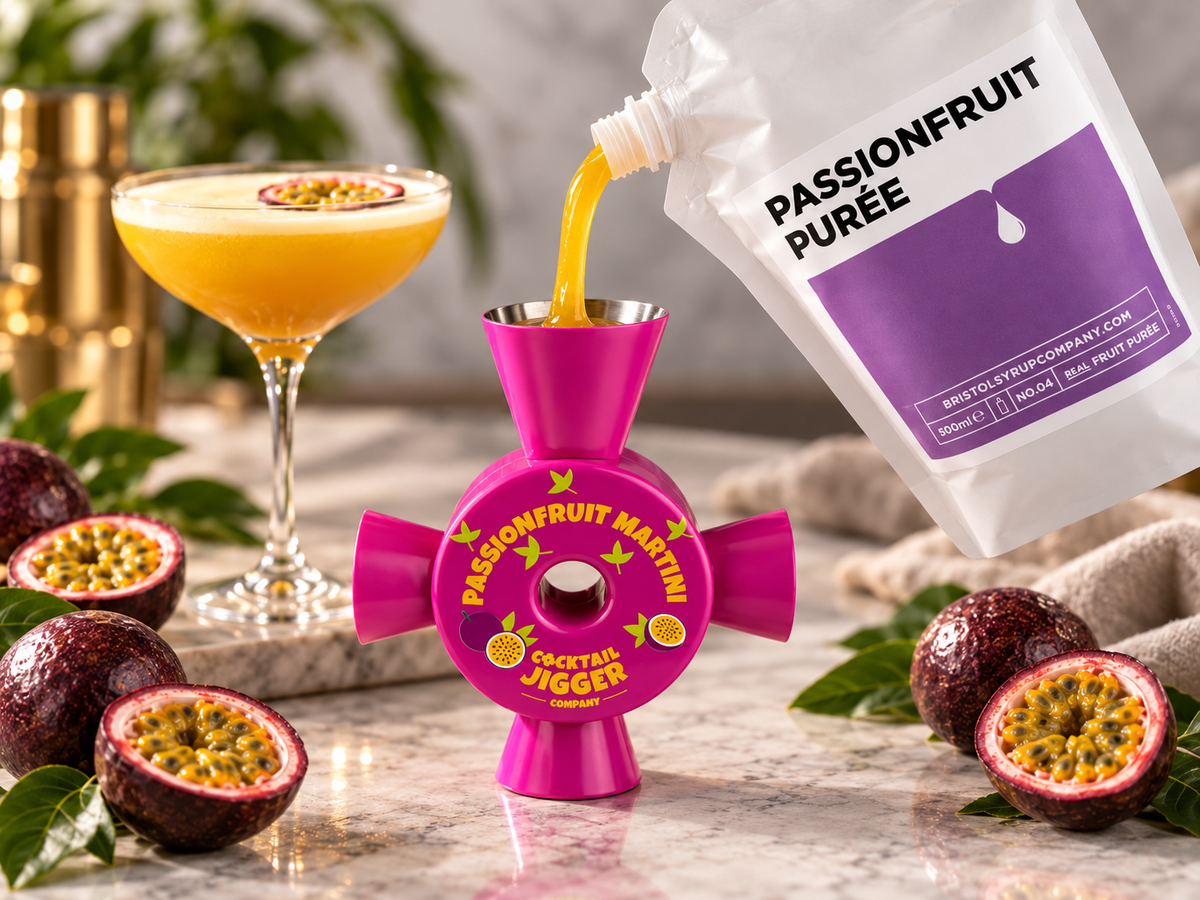 Passionfruit Martini Jigger & Purée Bundle