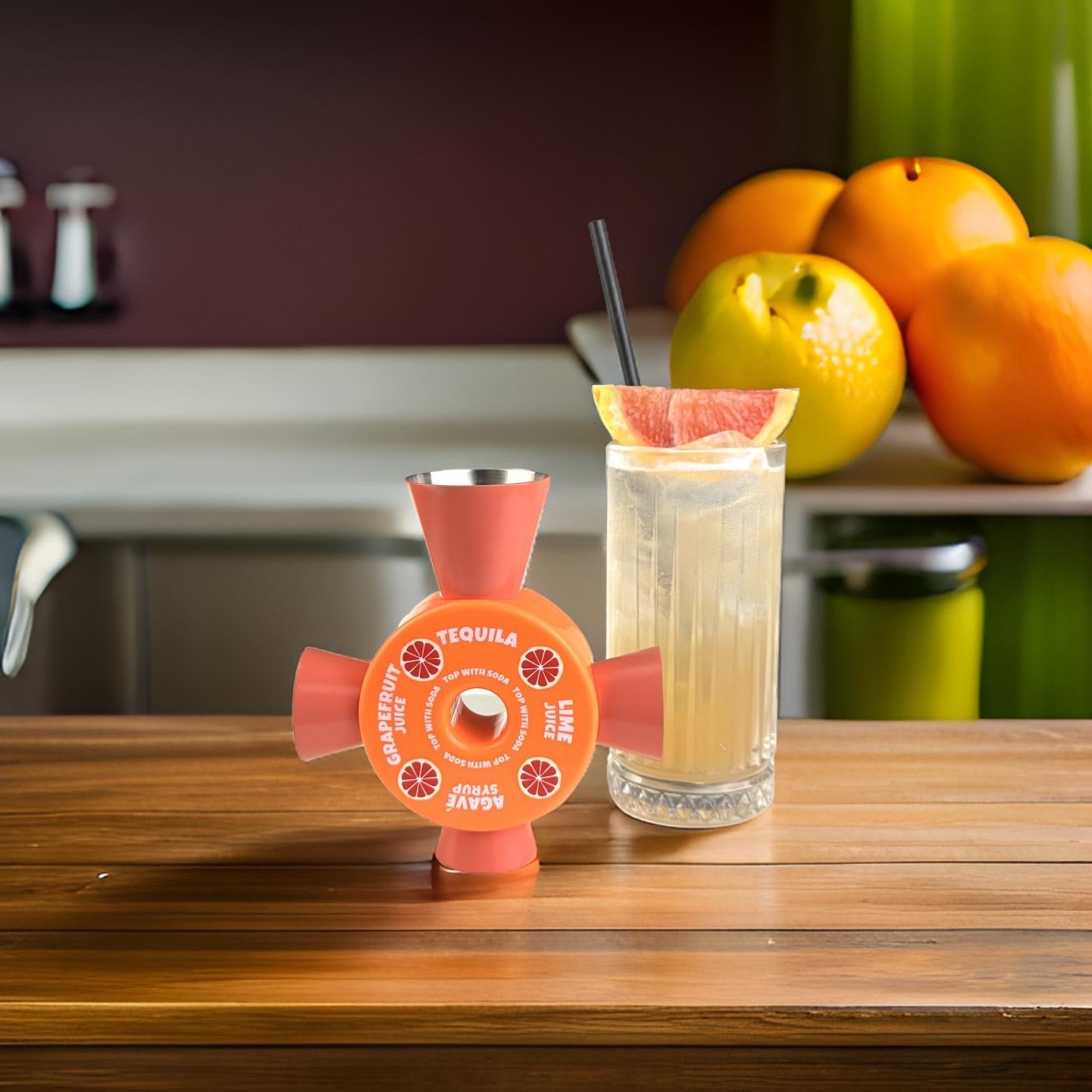 Paloma Cocktail Jigger - Cocktail Jigger Company - How to make cocktails - what's in a Paloma - Paloma cocktail recipe