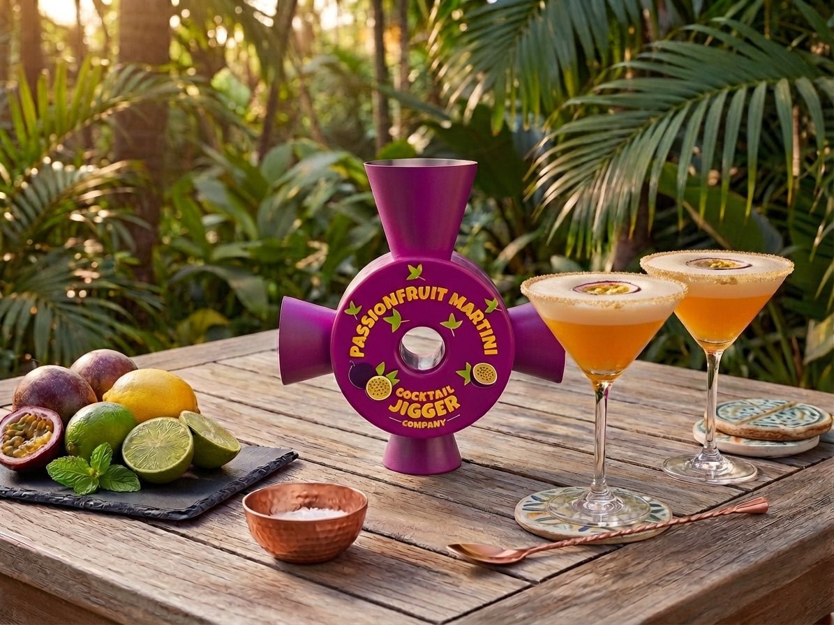 Passionfruit Martini Cocktail Jigger (PRE-ORDER SHIPPING EARLY SEPTEMBER) - Cocktail Jigger Company