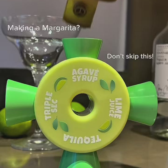 Margarita Cocktail Jigger — product video showing how to use the pre-measured jigger to make the perfect Margarita