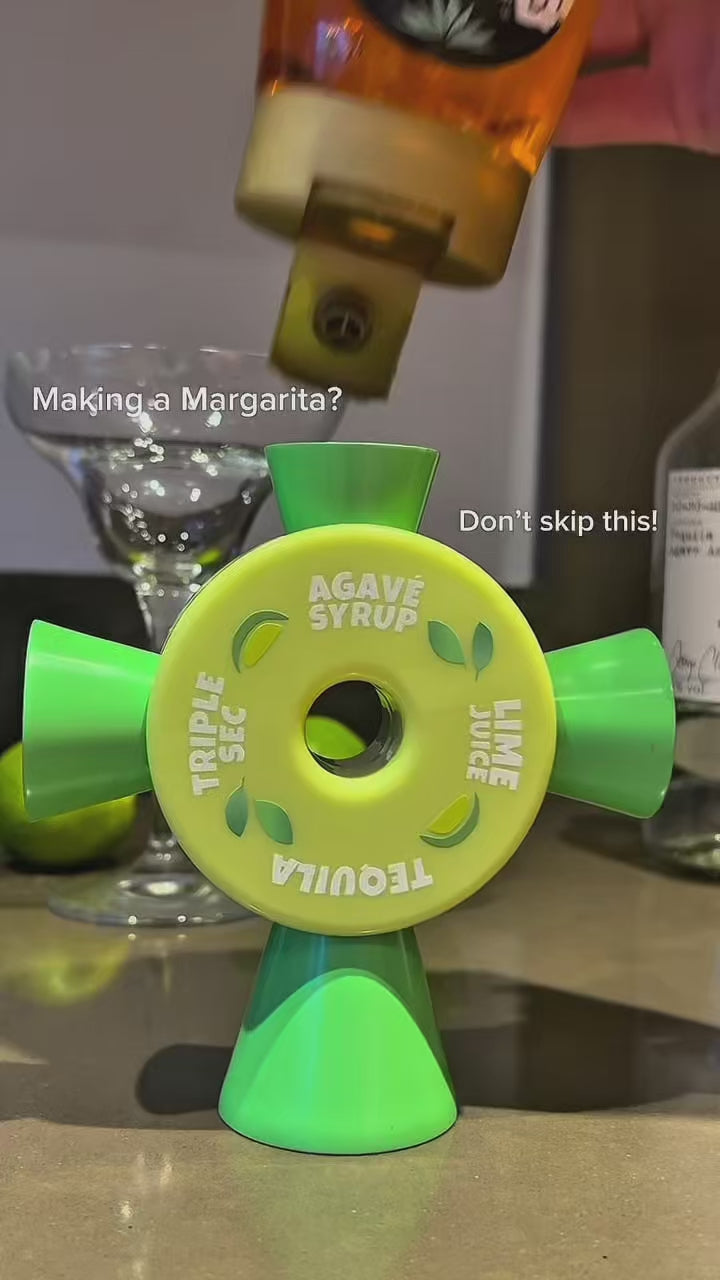 Margarita Cocktail Jigger — product video showing how to use the pre-measured jigger to make the perfect Margarita